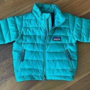 Patagonia infant down-filled Green Jacket